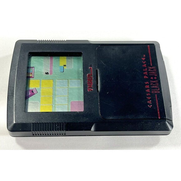 Vintage 1993 Tiger Caesars Palace Handheld Electronic Talking BlackJack Tested - Picture 4 of 8
